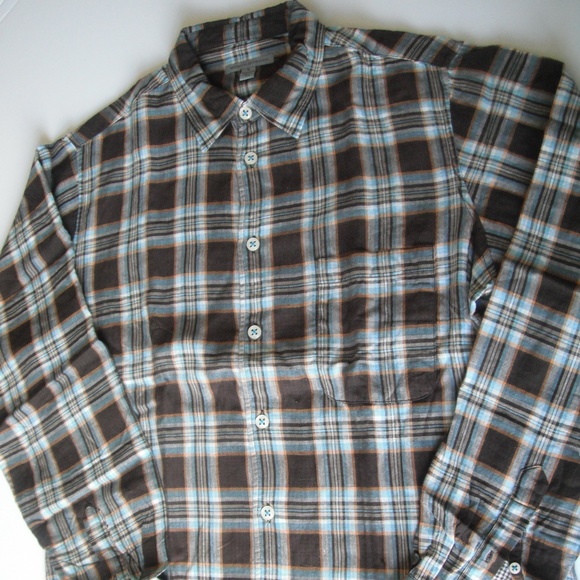 Martin Gordon Long Sleeve Multicolor Plaid Shirt - Picture 1 of 8